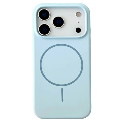 For iPhone 17 Pro Max Case Compatible with MagSafe Liquid Silicone Anti-Drop Phone Cover