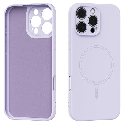 ABEEL For iPhone 16 Pro Max Case Compatible with MagSafe Skin Touch Liquid Silicone Phone Back Cover
