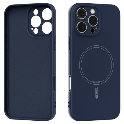 ABEEL For iPhone 16 Pro Max Case Compatible with MagSafe Skin Touch Liquid Silicone Phone Back Cover
