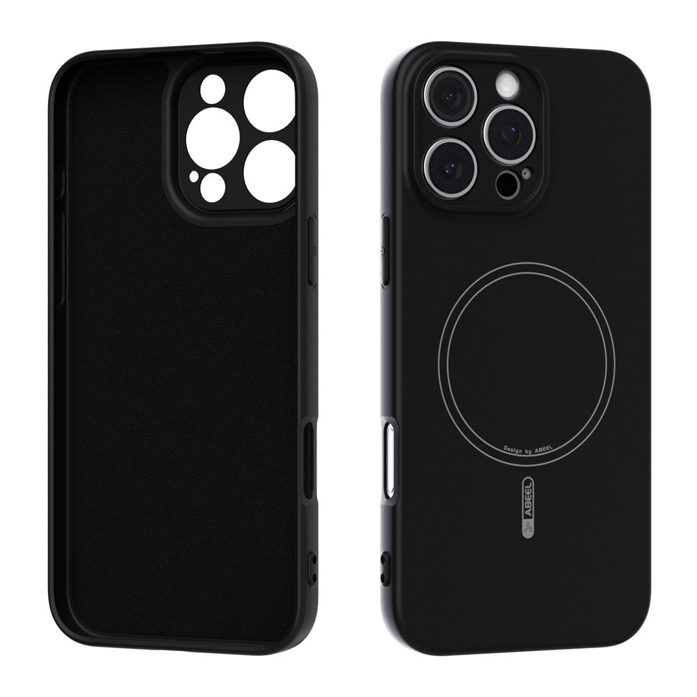 ABEEL For iPhone 16 Pro Max Case Compatible with MagSafe Skin Touch Liquid Silicone Phone Back Cover