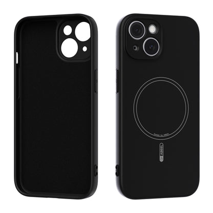 ABEEL For iPhone 15 Case Compatible with MagSafe Skin Touch Liquid Silicone Phone Back Cover