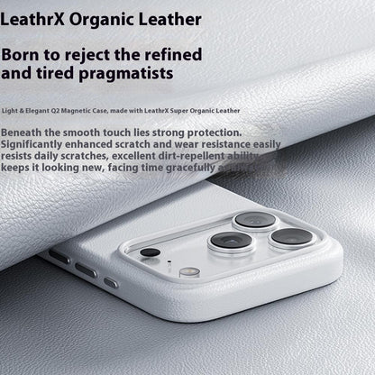 BENKS Q2 For iPhone 17 Pro Max Mircrofiber Leather + PC + Silicone Phone Case Compatible with MagSafe