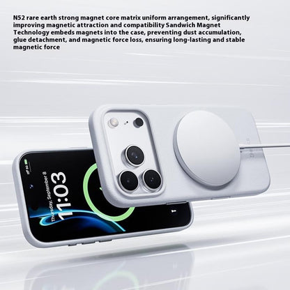 BENKS Q2 For iPhone 17 Pro Max Mircrofiber Leather + PC + Silicone Phone Case Compatible with MagSafe