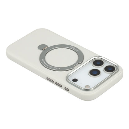 X-LEVEL For iPhone 17 Pro Magnetic Case Kickstand PC + PU Phone Back Cover
