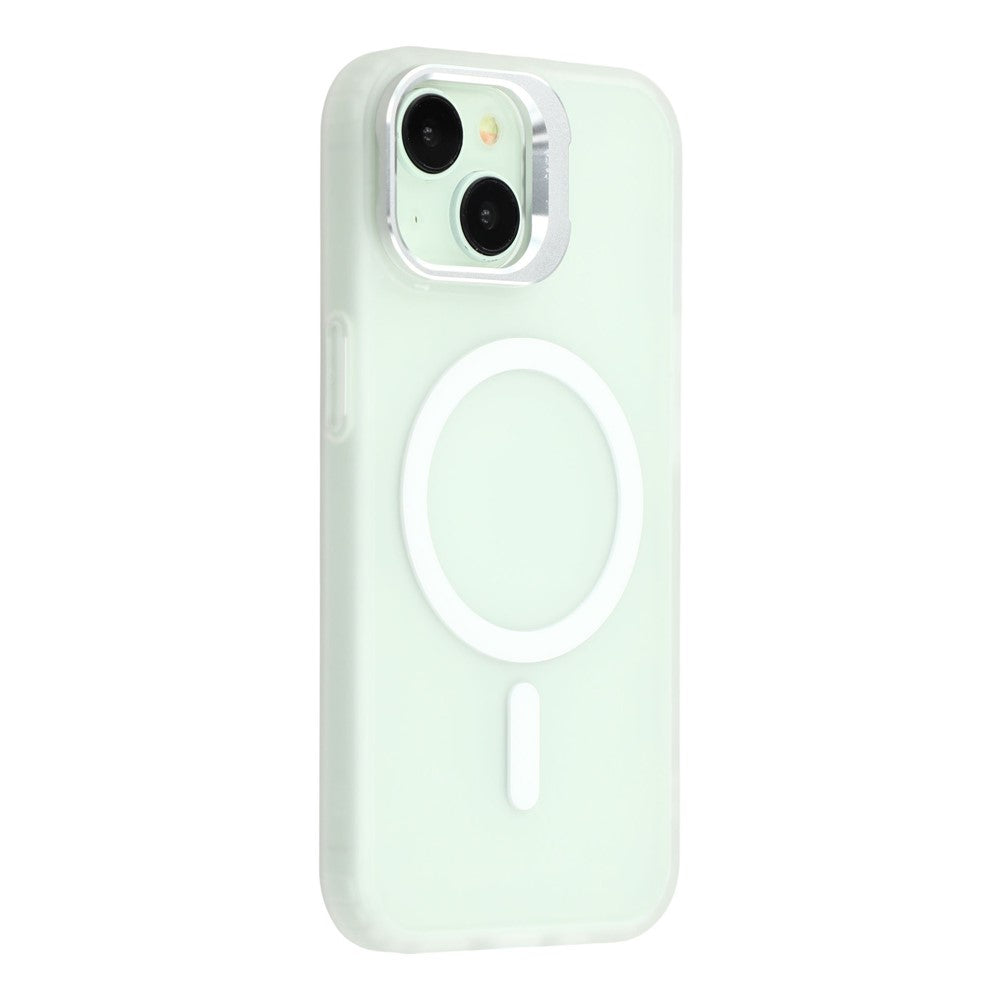 For iPhone 14 / 13 Case Compatible with MagSafe Lens Kickstand TPU + PC Matte Phone Cover