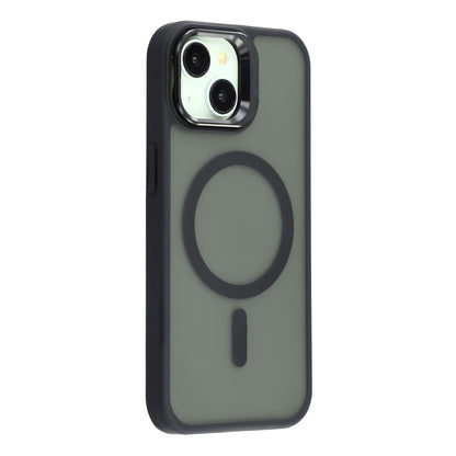 For iPhone 14 / 13 Case Compatible with MagSafe Lens Kickstand TPU + PC Matte Phone Cover