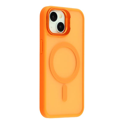 For iPhone 14 / 13 Case Compatible with MagSafe Lens Kickstand TPU + PC Matte Phone Cover