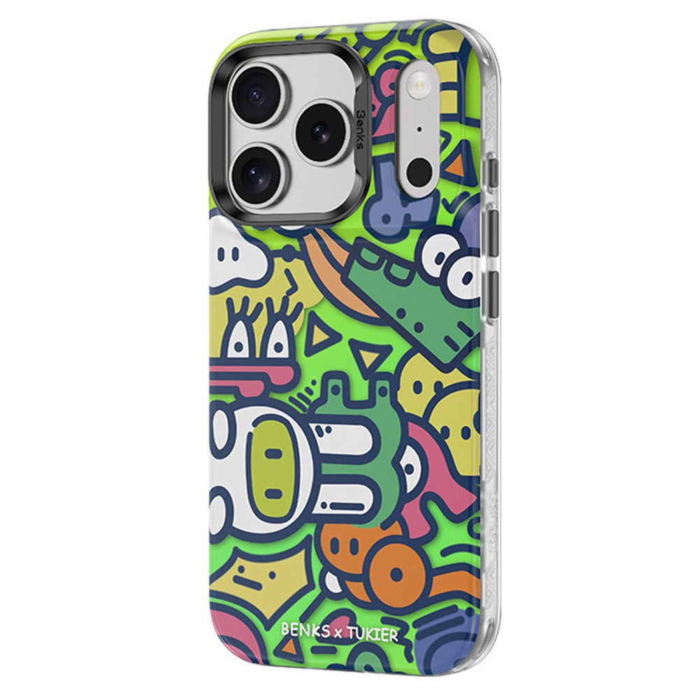 BENKS D1 for iPhone 17 Pro Max Magnetic Case Cartoon Pattern TPU TPE PC Phone Cover Compatible with MagSafe