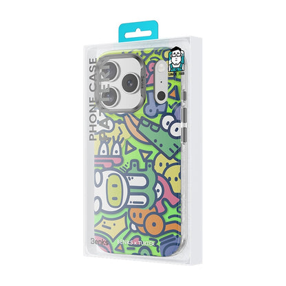 BENKS D1 for iPhone 17 Pro Max Magnetic Case Cartoon Pattern TPU TPE PC Phone Cover Compatible with MagSafe