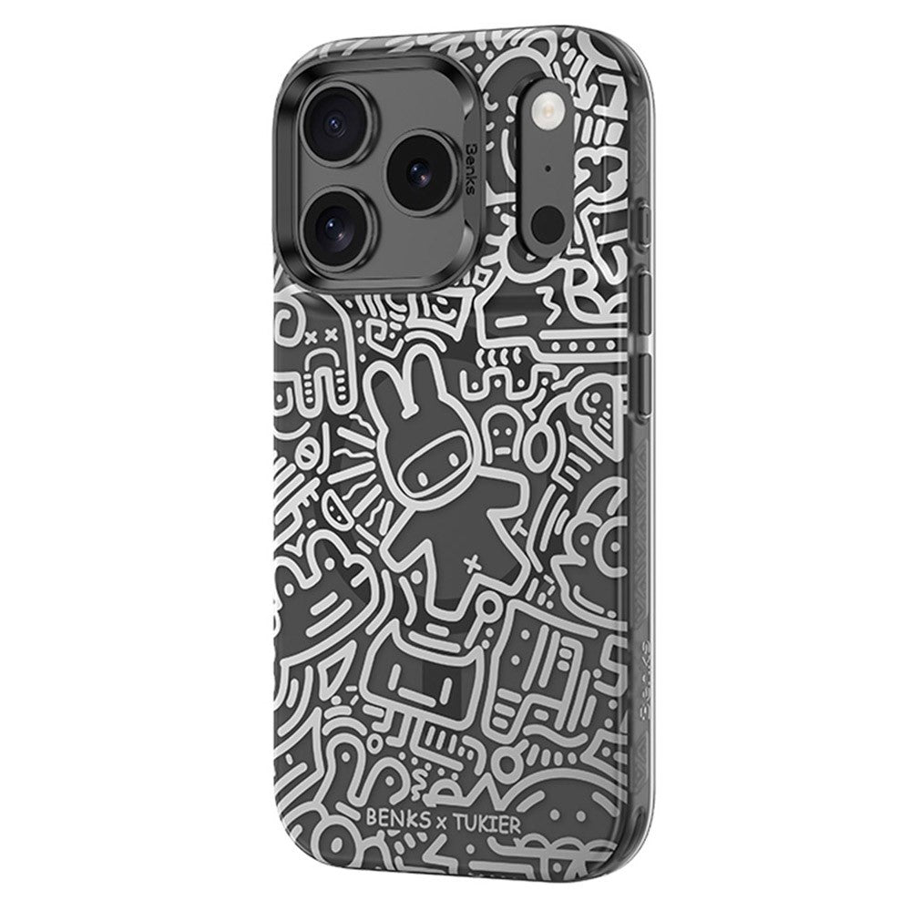 BENKS D1 for iPhone 17 Pro Max Magnetic Case Cartoon Pattern TPU TPE PC Phone Cover Compatible with MagSafe
