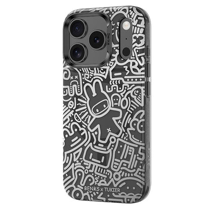 BENKS D1 for iPhone 17 Pro Max Magnetic Case Cartoon Pattern TPU TPE PC Phone Cover Compatible with MagSafe