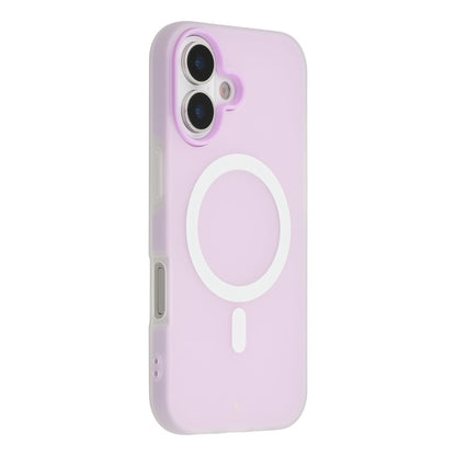 For iPhone 16 Case Compatible with MagSafe PC + TPU Frosted Phone Cover