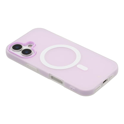 For iPhone 16 Case Compatible with MagSafe PC + TPU Frosted Phone Cover