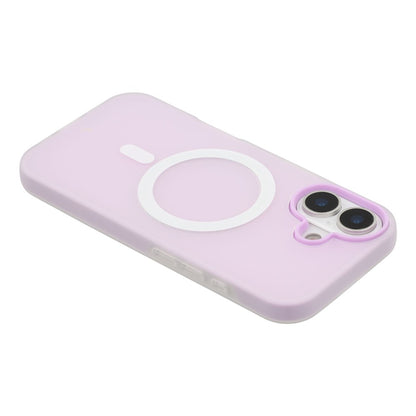 For iPhone 16 Case Compatible with MagSafe PC + TPU Frosted Phone Cover