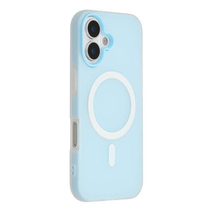 For iPhone 16 Case Compatible with MagSafe PC + TPU Frosted Phone Cover