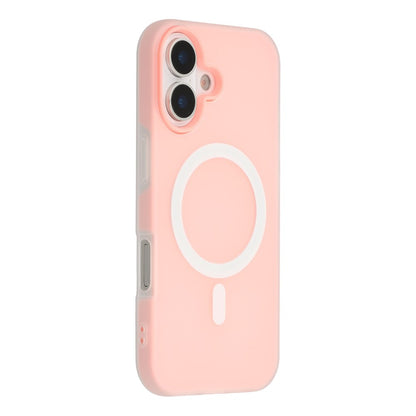 For iPhone 16 Case Compatible with MagSafe PC + TPU Frosted Phone Cover