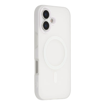 For iPhone 16 Case Compatible with MagSafe PC + TPU Frosted Phone Cover
