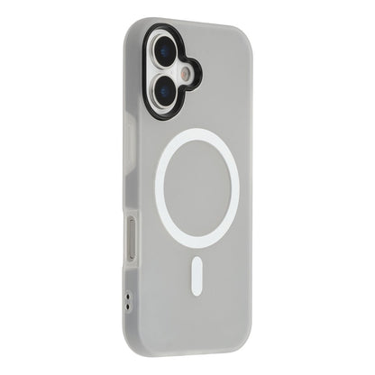 For iPhone 16 Case Compatible with MagSafe PC + TPU Frosted Phone Cover