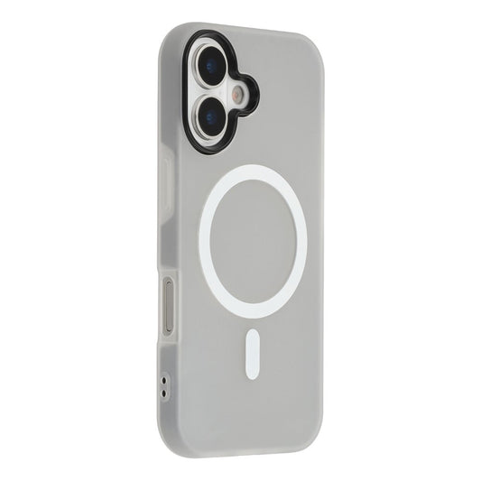 For iPhone 16 Case Compatible with MagSafe PC + TPU Frosted Phone Cover