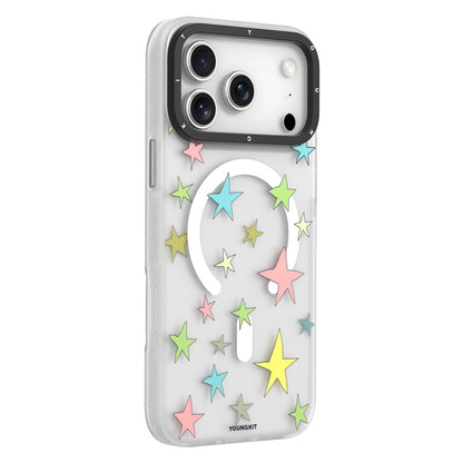 YOUNGKIT Sweetheart Story Series For iPhone 17 Pro Magnetic Case IMD Shockproof TPU Phone Back Cover