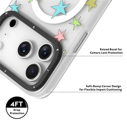 YOUNGKIT Sweetheart Story Series For iPhone 17 Pro Magnetic Case IMD Shockproof TPU Phone Back Cover