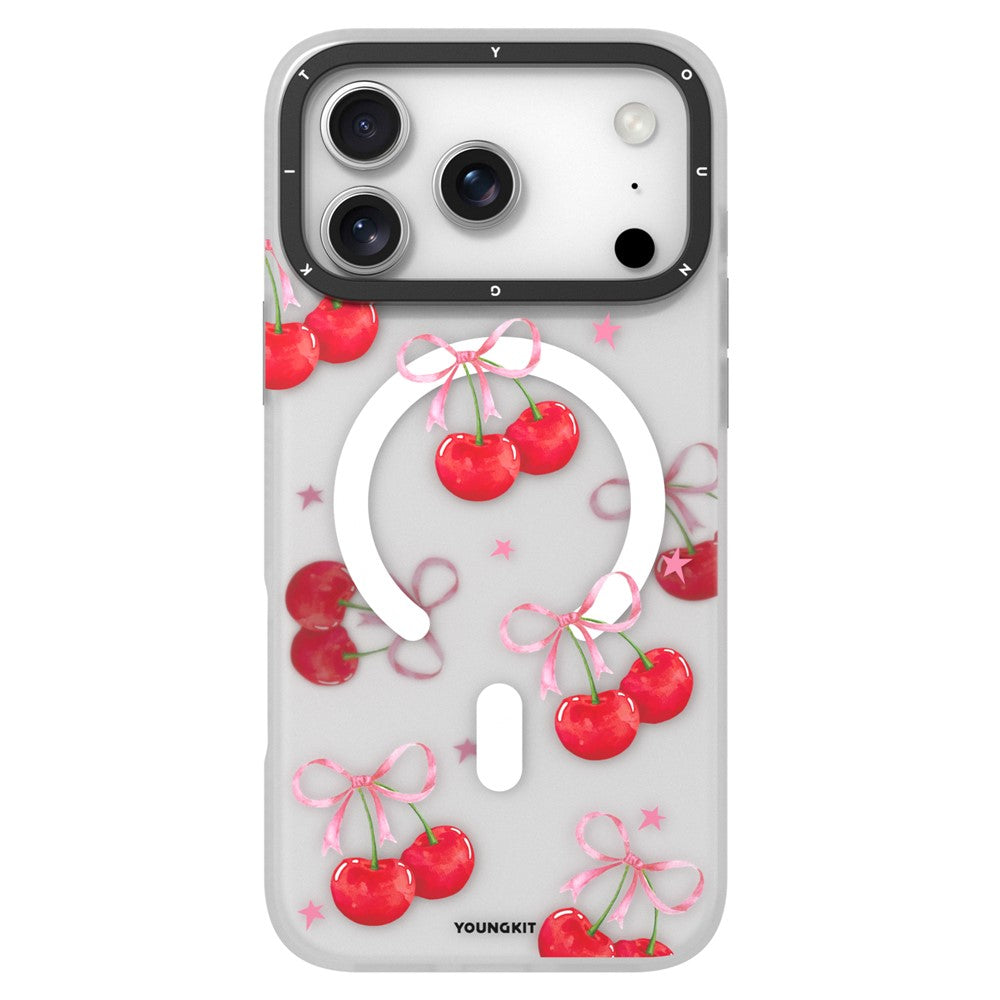 YOUNGKIT Sweetheart Story Series For iPhone 17 Pro Magnetic Case IMD Shockproof TPU Phone Back Cover