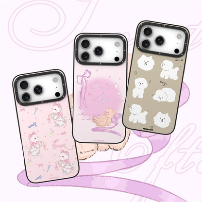 YOUNGKIT Cute Moments Series For iPhone 17 Pro Max Magnetic Case IMD Shockproof TPU Phone Back Cover