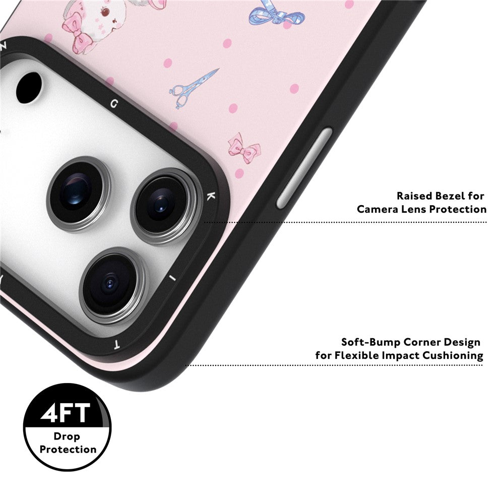 YOUNGKIT Cute Moments Series For iPhone 17 Pro Max Magnetic Case IMD Shockproof TPU Phone Back Cover