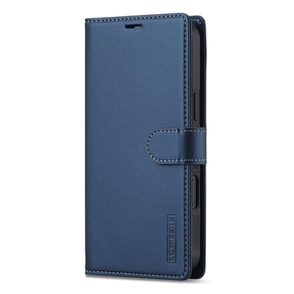 LC.IMEEKE L2 Series for iPhone 17 Case PU Leather Wallet Detachable Magnetic Phone Cover