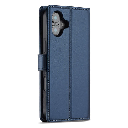 LC.IMEEKE L2 Series for iPhone 17 Case PU Leather Wallet Detachable Magnetic Phone Cover
