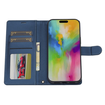 LC.IMEEKE L2 Series for iPhone 17 Case PU Leather Wallet Detachable Magnetic Phone Cover