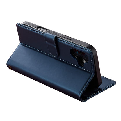 LC.IMEEKE L2 Series for iPhone 17 Case PU Leather Wallet Detachable Magnetic Phone Cover