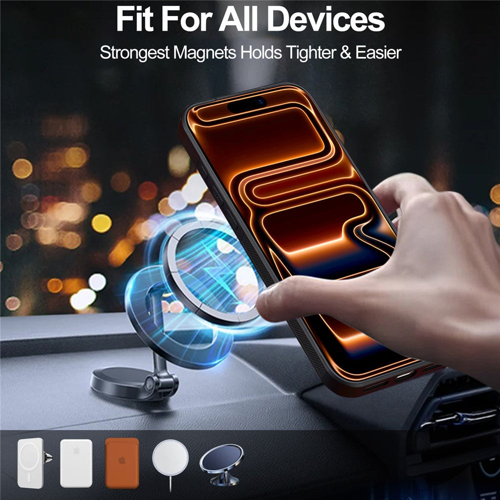 LC.IMEEKE L2 Series for iPhone 17 Pro Case PU Leather Wallet Detachable Magnetic Phone Cover