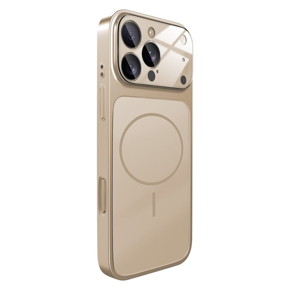 For iPhone 16 Pro Max Magnetic Case Transfer to 17 Pro Max PC Phone Cover with AG Corning Glass Lens Film
