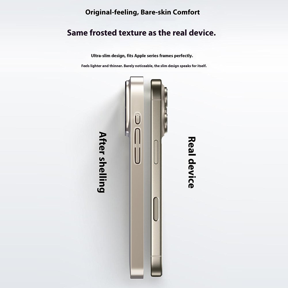 For iPhone 16 Pro Magnetic Case Transfer to 17 Pro PC Phone Cover with AG Corning Glass Lens Film