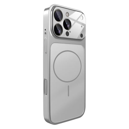For iPhone 16 Pro Magnetic Case Transfer to 17 Pro PC Phone Cover with AG Corning Glass Lens Film