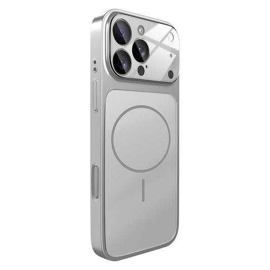 For iPhone 16 Pro Magnetic Case Transfer to 17 Pro PC Phone Cover with AG Corning Glass Lens Film