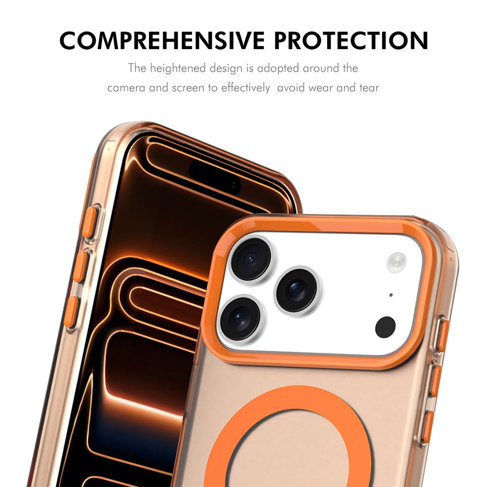 ENKAY HAT PRINCE For iPhone 17 Pro Max Magnetic Case with 9H Screen Protector Clear PC Phone Cover