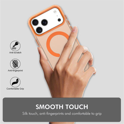 ENKAY HAT PRINCE For iPhone 17 Pro Max Magnetic Case with 9H Screen Protector Clear PC Phone Cover