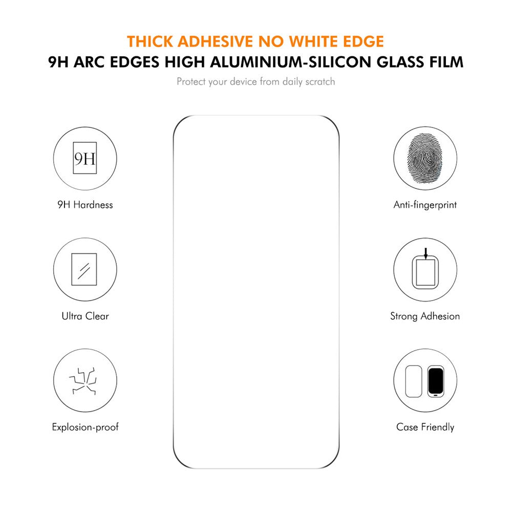 ENKAY HAT PRINCE For iPhone 17 Pro Max Magnetic Case with 9H Screen Protector Clear PC Phone Cover