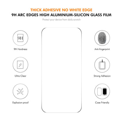 ENKAY HAT PRINCE For iPhone 17 Pro Max Magnetic Case with 9H Screen Protector Clear PC Phone Cover