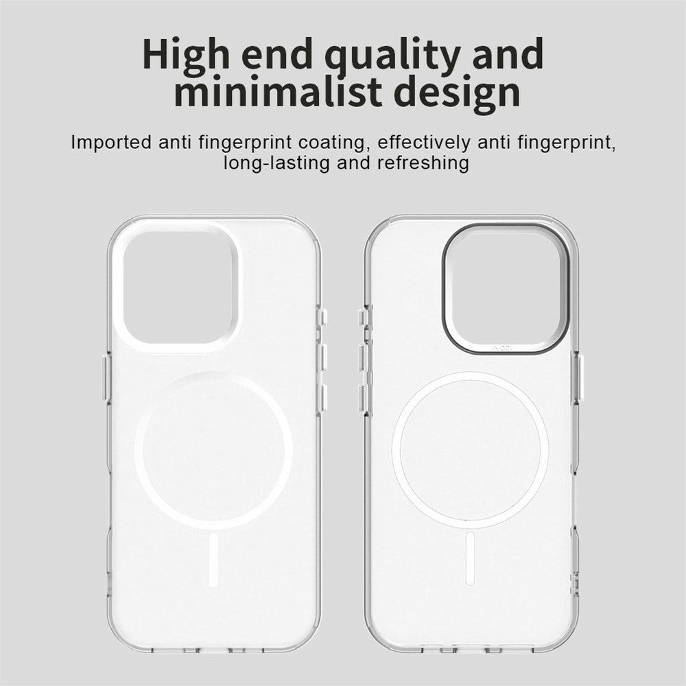 For iPhone 16 Pro Case Candy Color PC + TPU + PET Phone Cover Compatible with MagSafe
