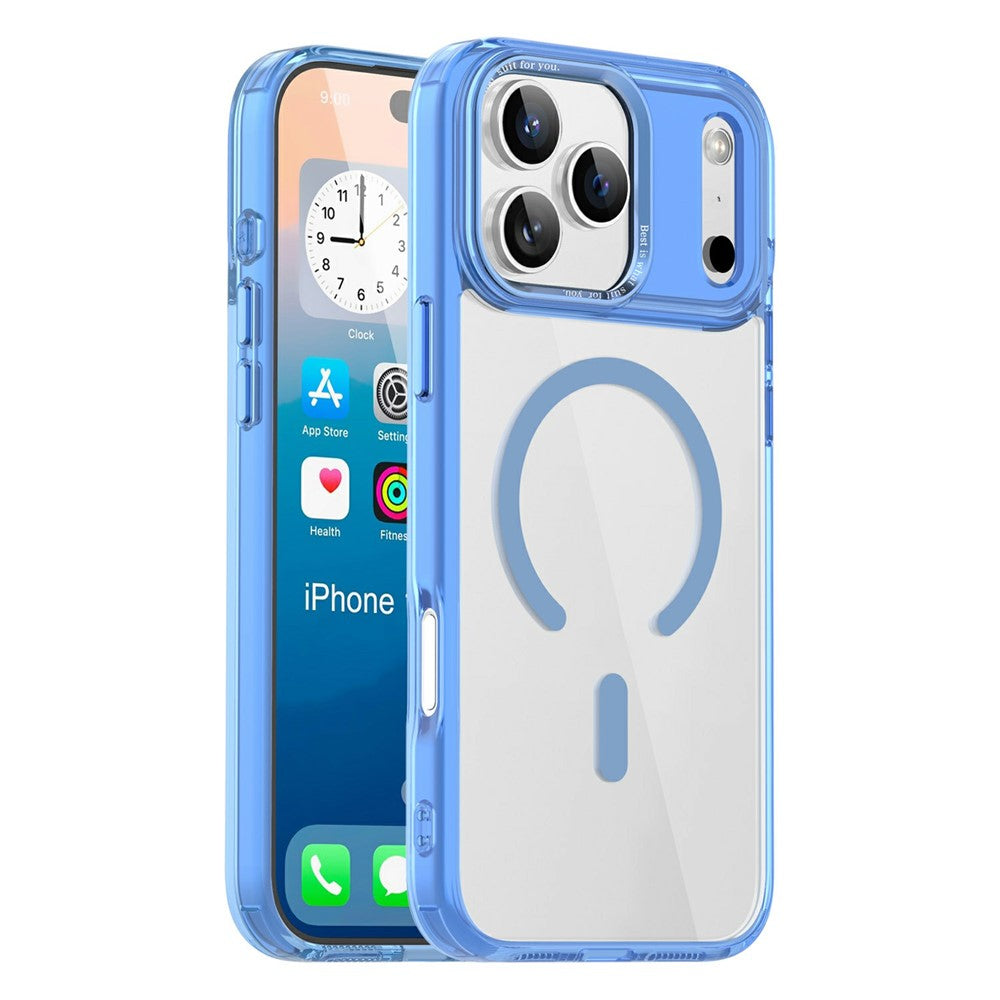 For iPhone 17 Pro Case Compatible with MagSafe TPU+PC Transparent Phone Cover