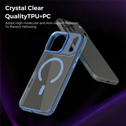 For iPhone 17 Pro Case Compatible with MagSafe TPU+PC Transparent Phone Cover