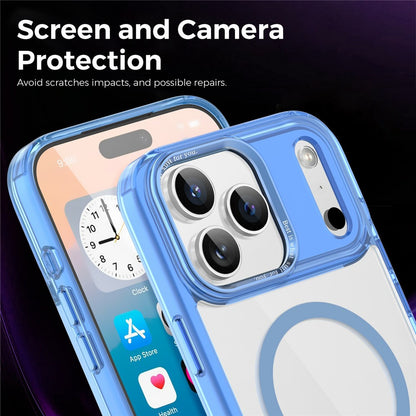 For iPhone 17 Pro Case Compatible with MagSafe TPU+PC Transparent Phone Cover