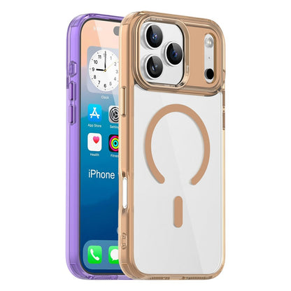 For iPhone 17 Pro Case Compatible with MagSafe TPU+PC Transparent Phone Cover