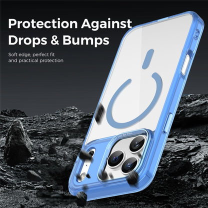 For iPhone 17 Pro Max Case Compatible with MagSafe TPU+PC Transparent Phone Cover