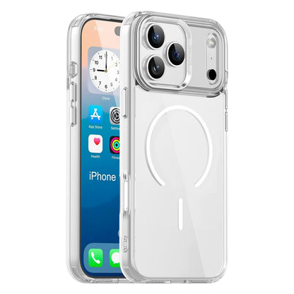 For iPhone 17 Pro Max Magnetic Case Compatible with MagSafe TPU PC Clear Phone Cover
