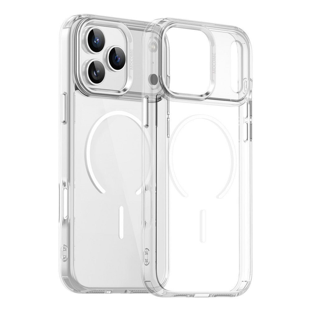 For iPhone 17 Pro Max Magnetic Case Compatible with MagSafe TPU PC Clear Phone Cover