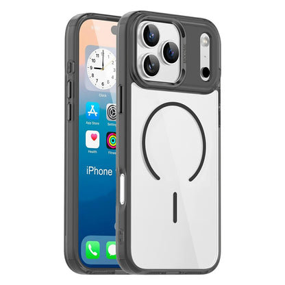 For iPhone 17 Pro Max Magnetic Case Compatible with MagSafe TPU PC Clear Phone Cover